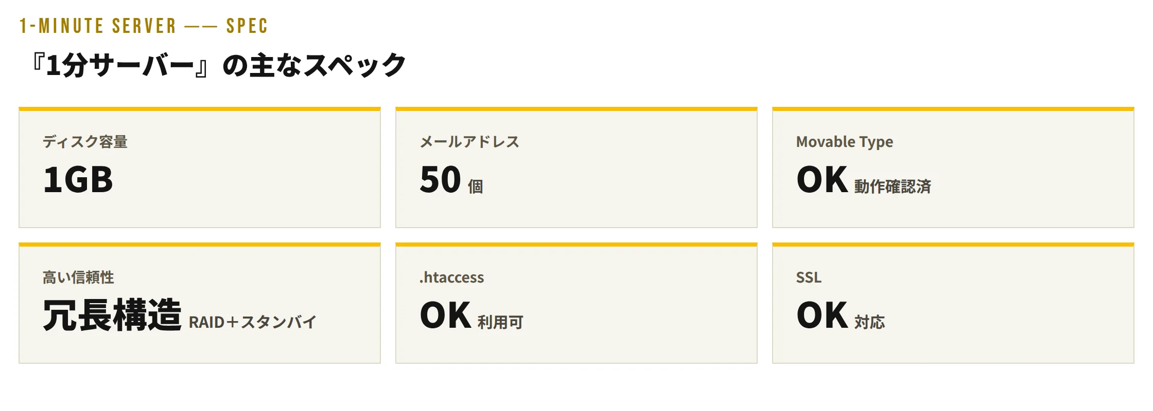 スペック