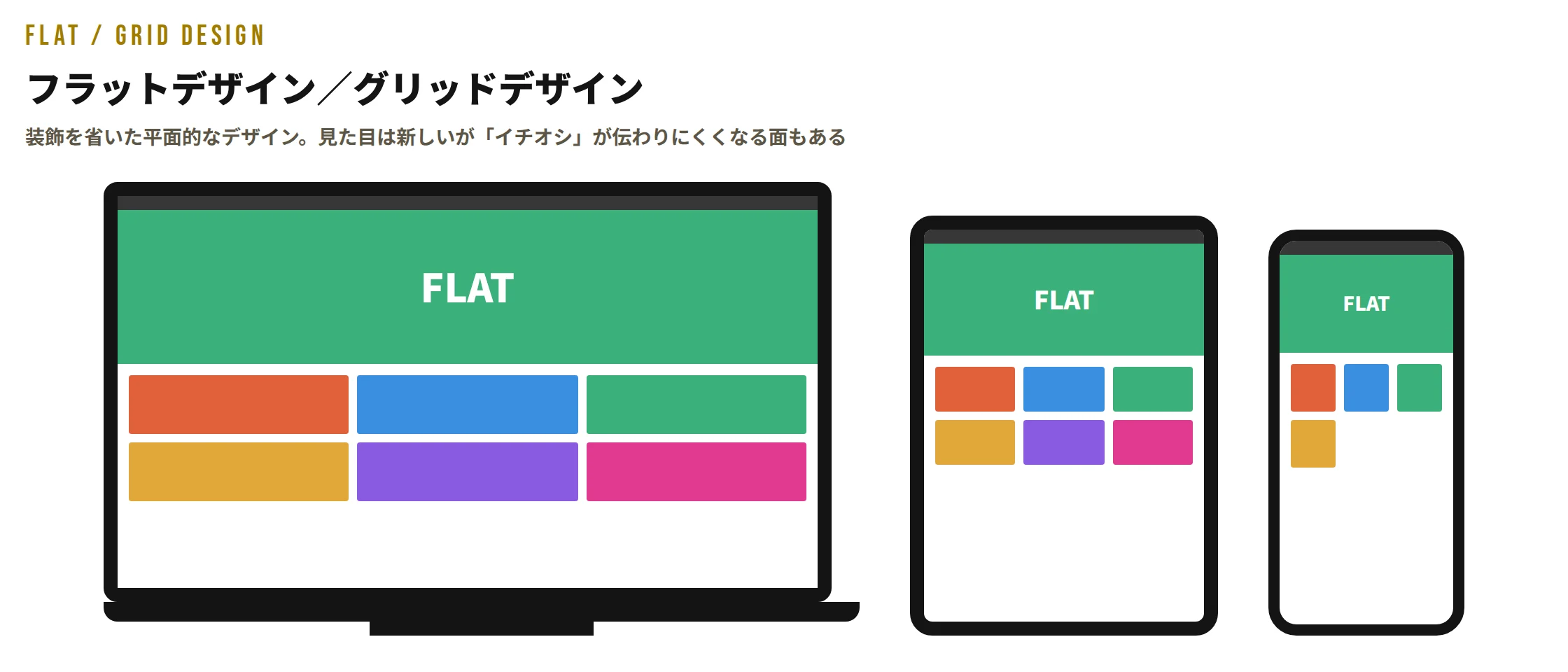 フラットデザイン